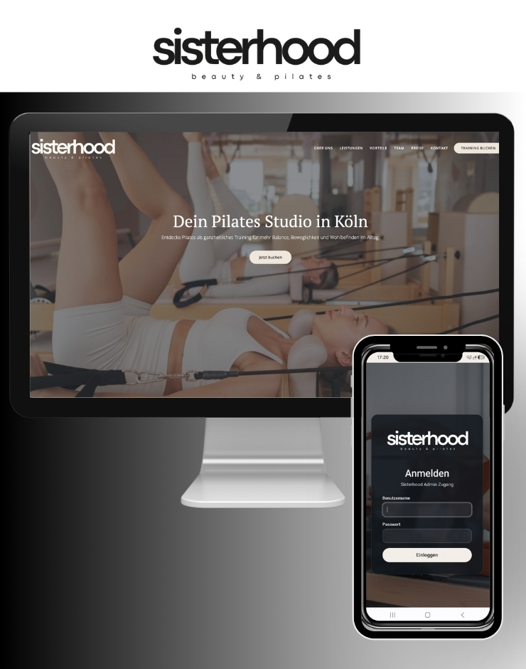SISTERHOOD — Studio-Management, Website & WhatsApp-Automatisierung