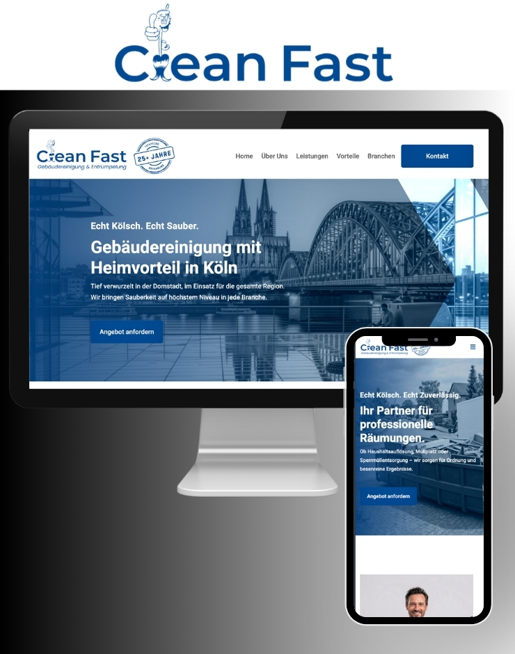 CLEAN FAST — Webdesign & Content Creation