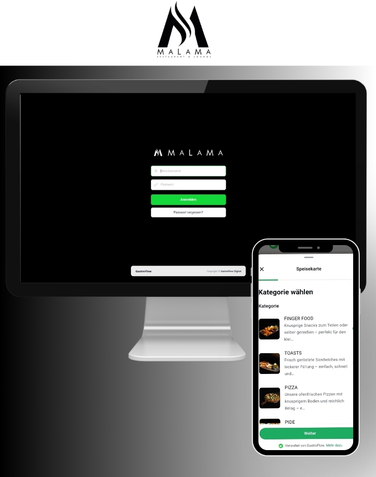 MALAMA — Tischservice mit WhatsApp-Automatisierung